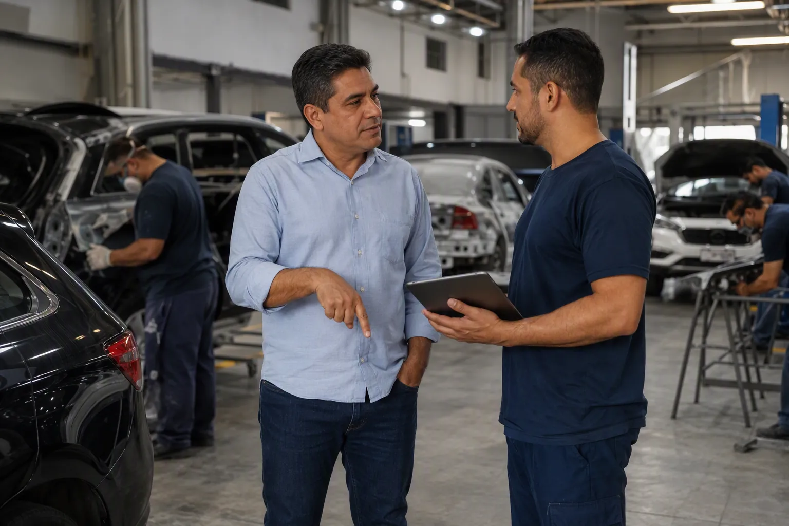 Dono de funilaria e pintura automotiva na Baixada Santista