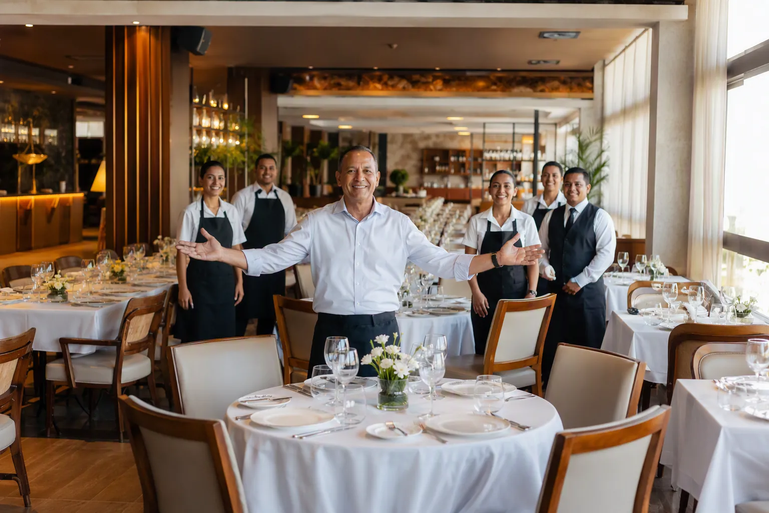 Dono de restaurante ou cafeteria estabelecido (não boteco) na Baixada Santista