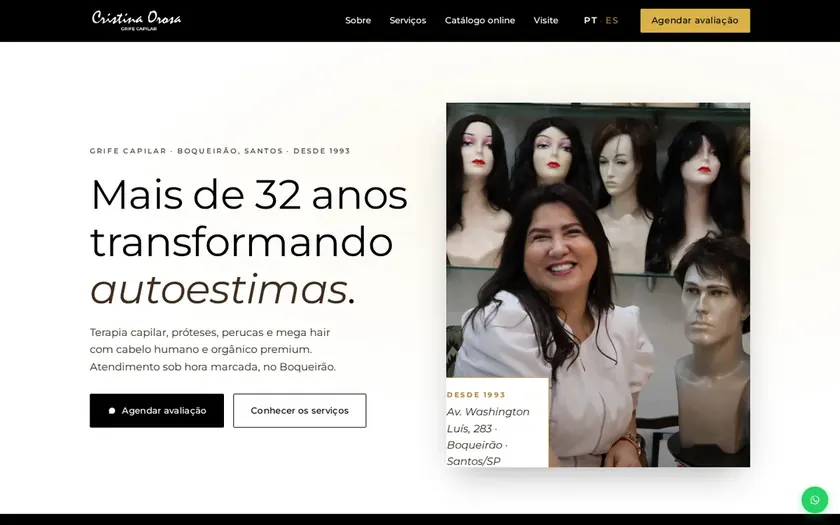 Site da Cristina Orosa