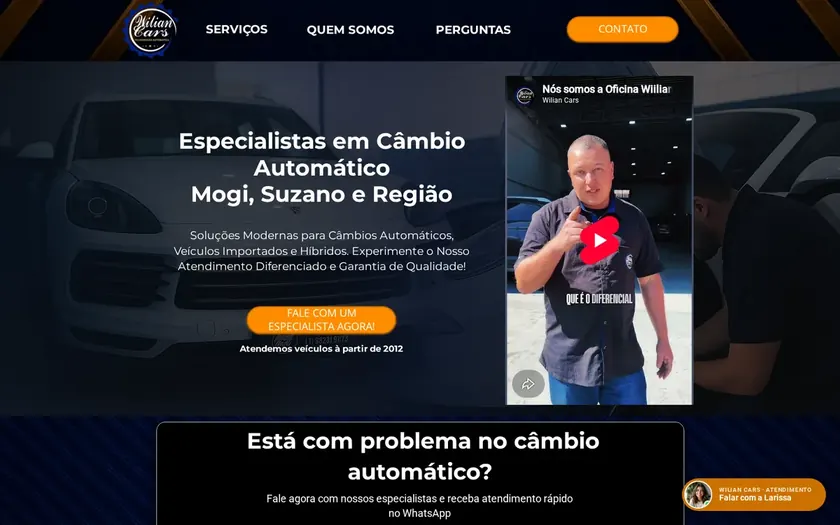 Site da Wilian Cars